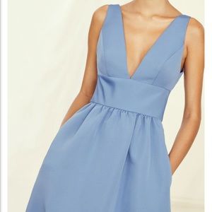 Amsale Bobbi Dress in Dusk, sz 6